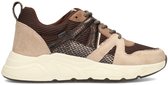 POSH by Poelman CAROCEL Dames Sneakers - Bruin