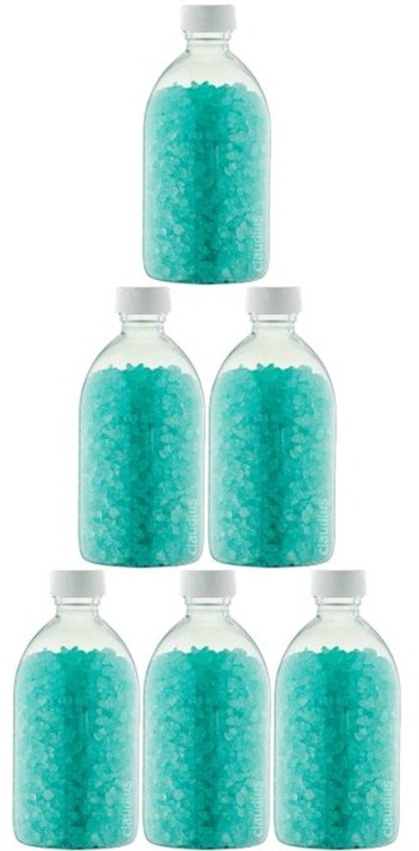 Claudius Badzout Hamam - 600 gram - Fles met witte dop - Set van 6 stuks