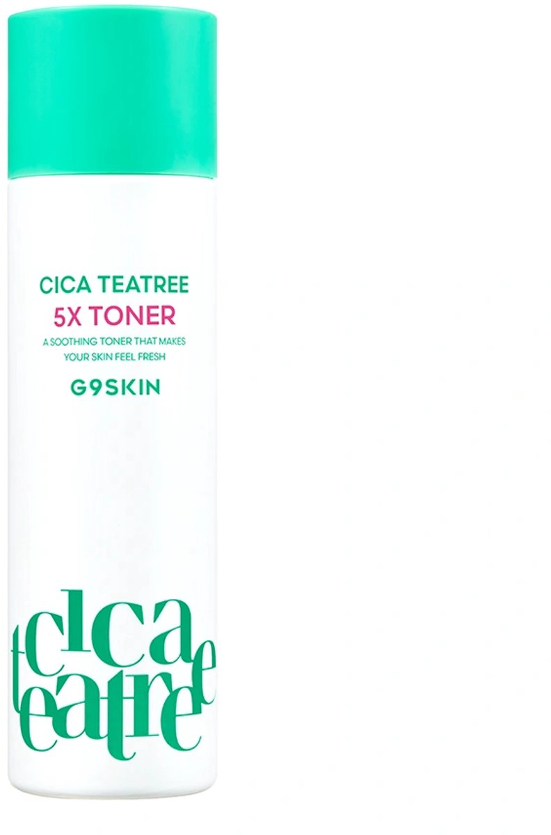 G9SKIN Cica Teatree 5X Toner / Toner voor de vette en acnegevoelige huid 180 ml