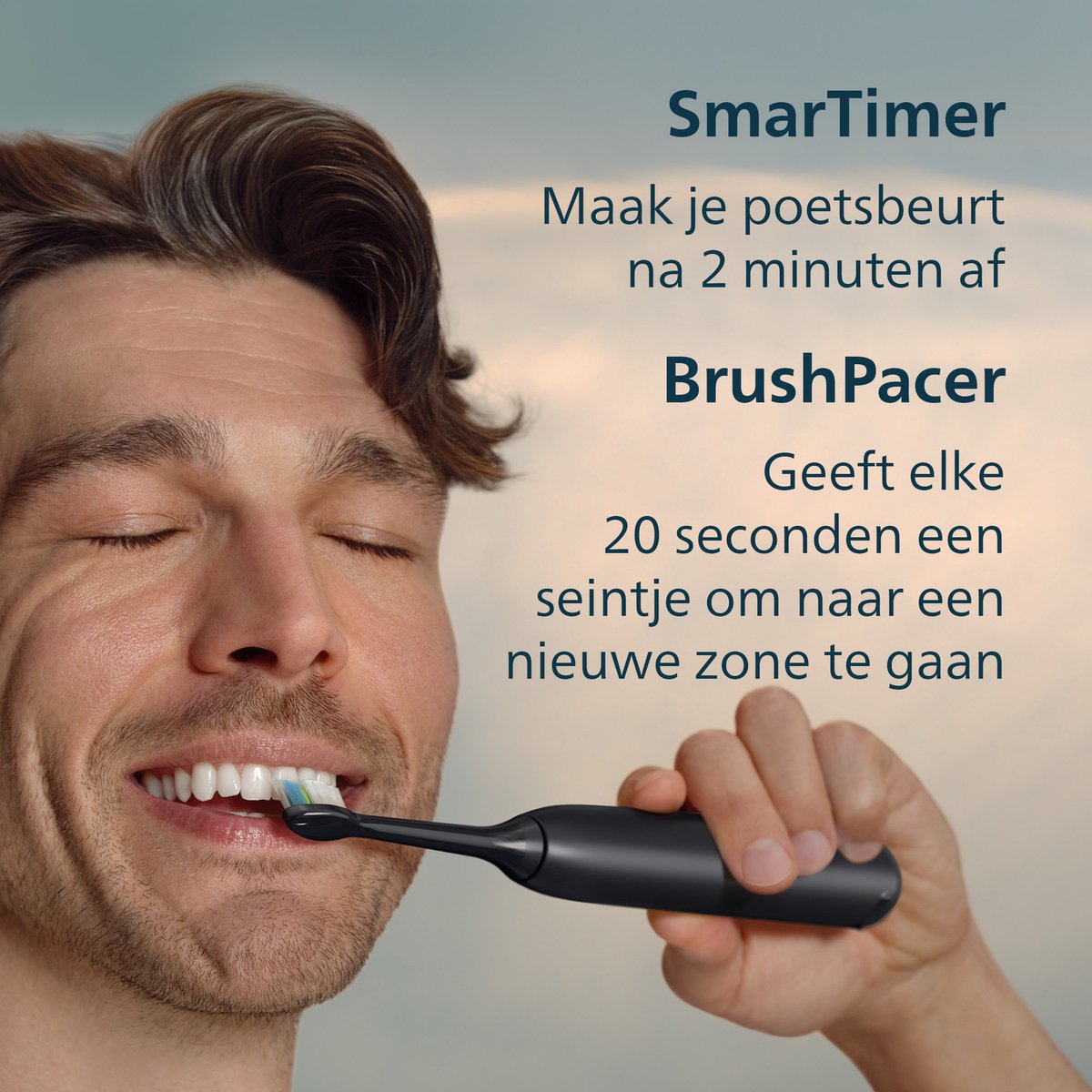 Philips Sonicare 5500 Series - Elektrische Tandenborstel - Zwart - Wittere tanden - HX7111/01 — afbeelding 7