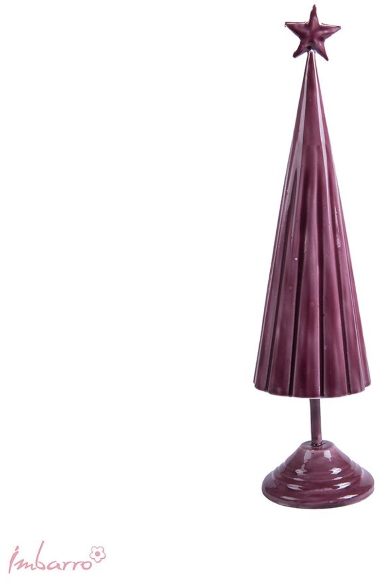 Imbarro – Decoratieve Kerstboom – Boom – Kerstboom – Paars – Metaal – Cady – 11×47.50
