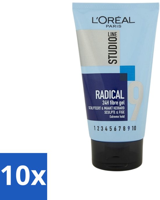 10 x L'Oréal Studio Line Special FX Radical Gel 150 ml - Spikes Gel - L ...