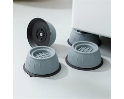 FSW-Products Anti-Trillingsvoeten Wasmachine en Droger – 4 stuks – Geluidsdempende Anti-Vibratie Pads