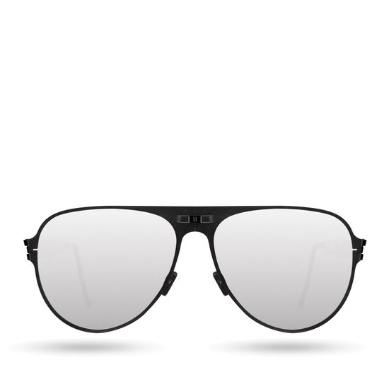 ROAV ORVILLE - Opvouwbare zonnebril - Polariserend UV400 - Matte Black - Silver Mirror glazen van ROAV — afbeelding 2
