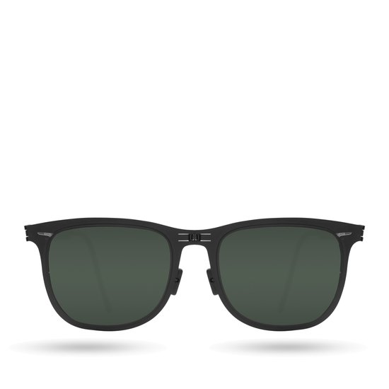 ROAV Lennox - Opvouwbare zonnebril - Polariserend UV400 - Matte Black - G15 Glazen van ROAV — afbeelding 2