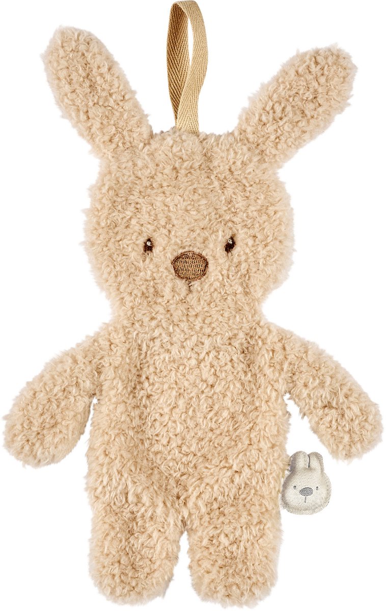 Nattou TEDDY Baby Fopspeenhouder - 26 cm - Konijn doudou als speenhouder - Baby Cadeau - Beige