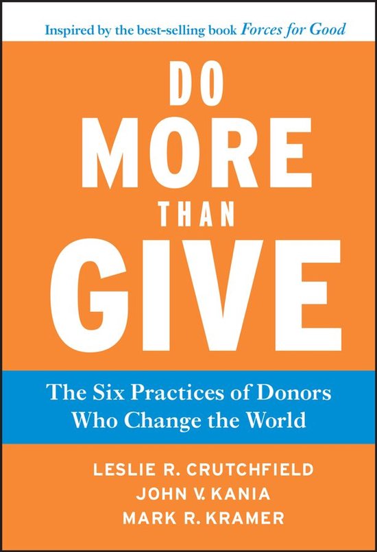 Jossey-Bass Leadership Series 390 - Do More Than Give - cover