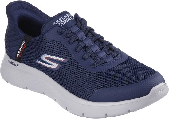 Skechers Slip-On Hands libres Go Walk Flex 216324/NVY Blauw lavable en machine
