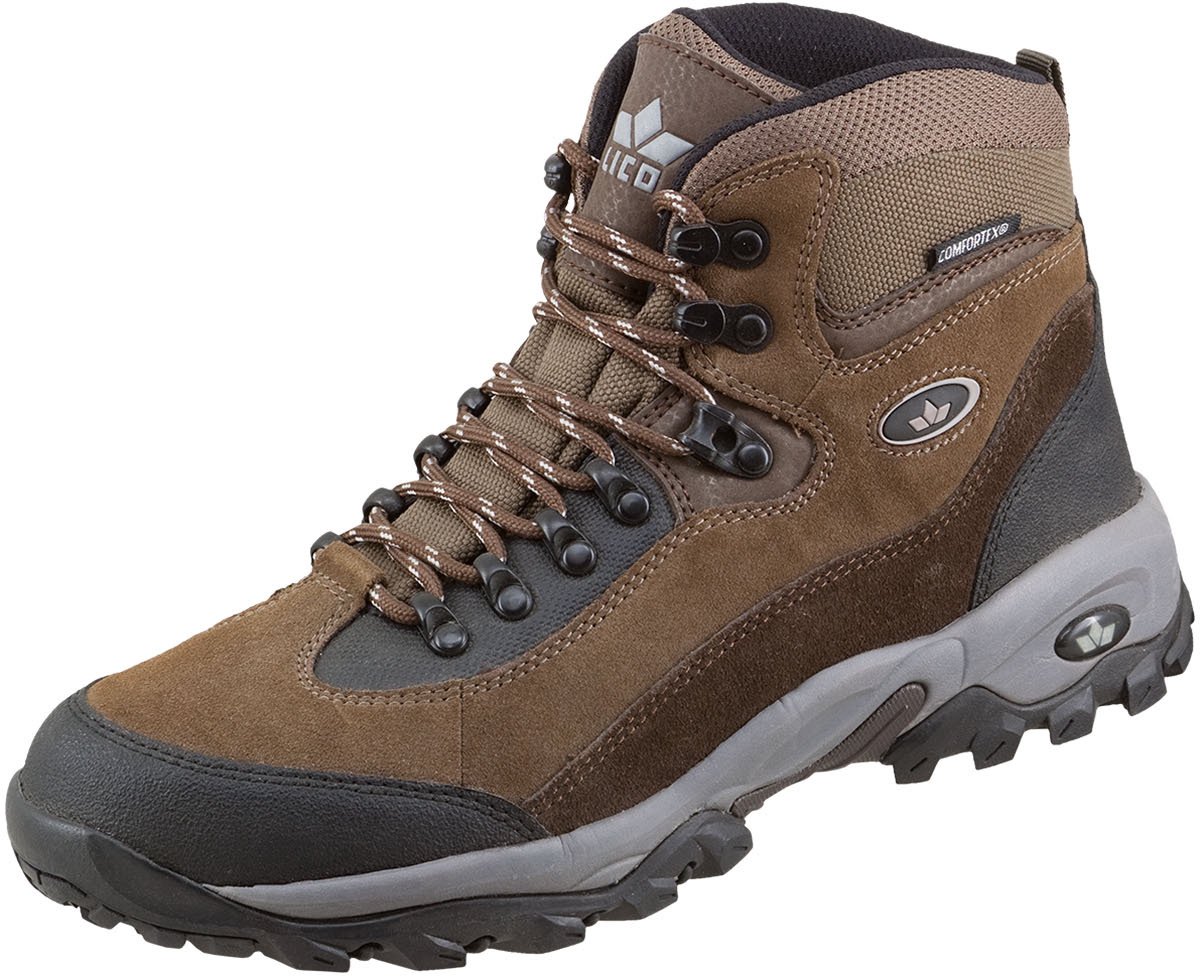 Lico wandelschoenen Veterschoenen Milan Comfortex Bruin
