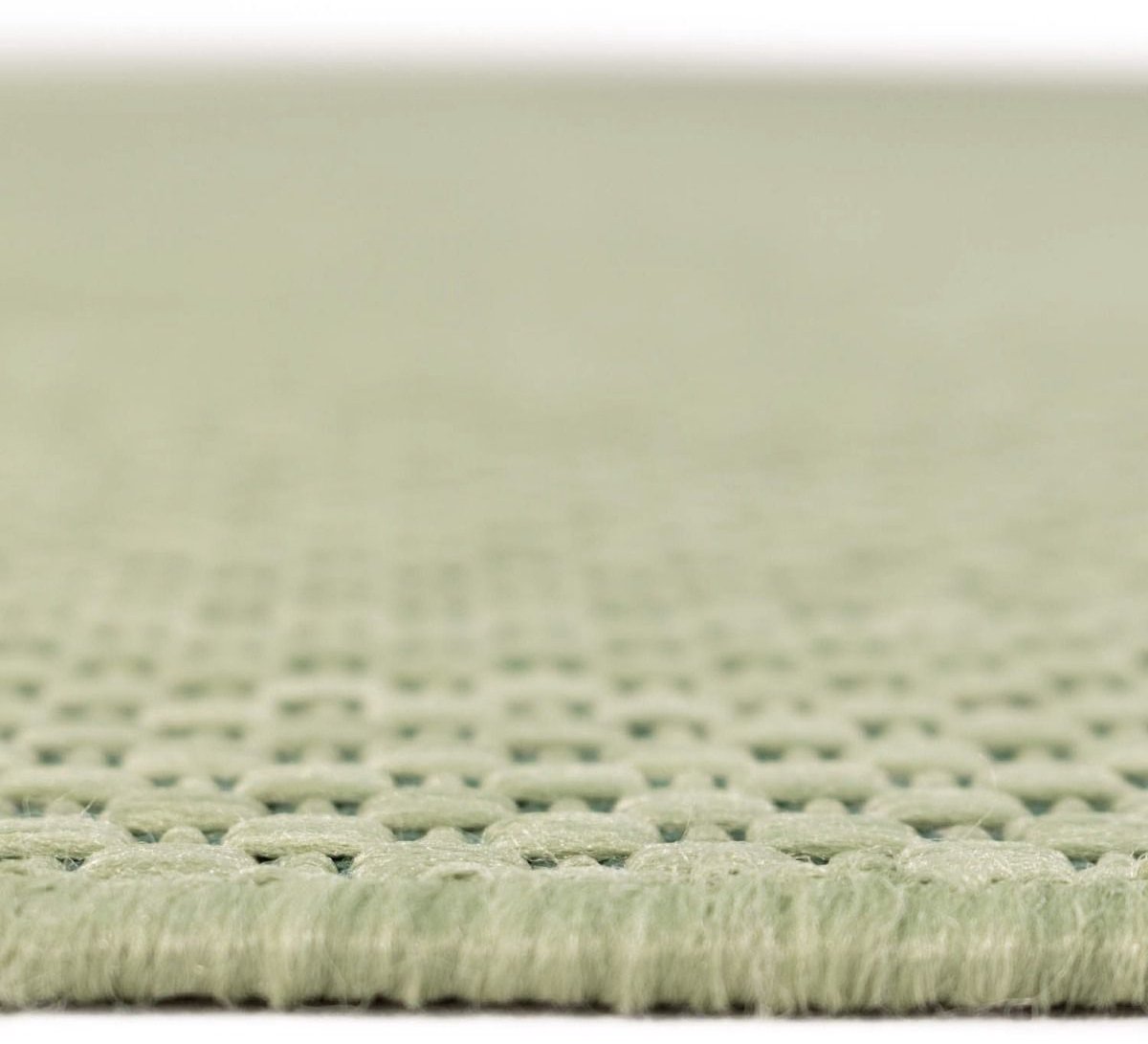 Karpet24 Sisal – Modern Effen Vloerkleed voor Binnen & Buiten, Groen-80 x 200 cm
