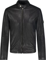 Urban 5884 - Taille Comfort - Mika - Blouson femme - Fermeture symétrique A - Cuir d'agneau - Camel - Taille 44