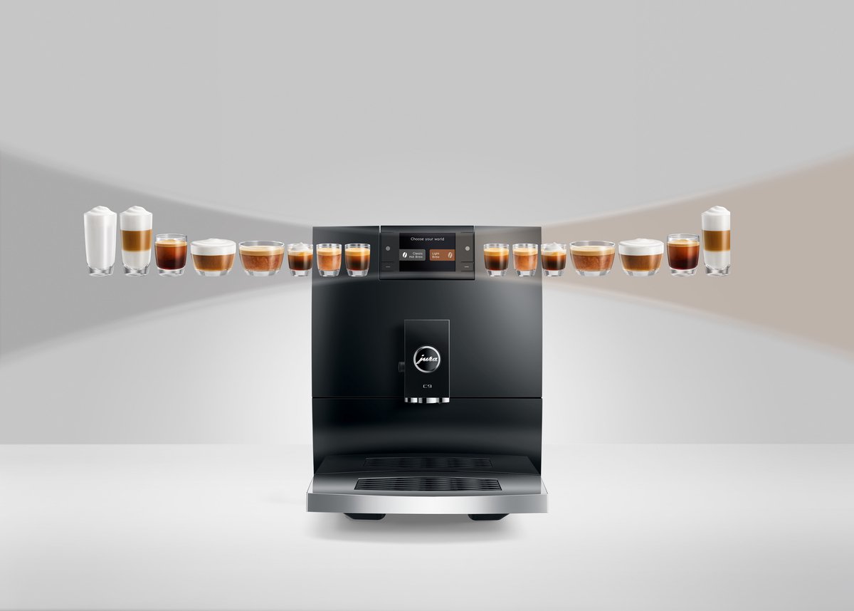 JURA C9 Piano Black - Premium espressomachine met 17 specialiteiten thumbnail 6
