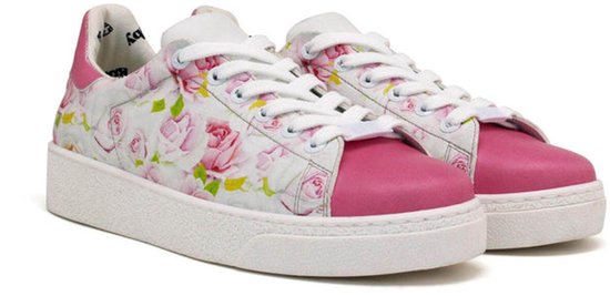 Goby – Baskets pour femmes Rosy Bloom pour femme – Fait main – Vegan – Taille 40