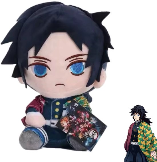Giyu Tomioka Knuffel | Demon Slayer | Kimetsu No Yaiba | Water Hashira | Knuffel | Pluche | Pop | Anime | Manga | Cosplay | Collectible | Gift | Zacht | Cute | Merchandise | Fan | Sword | Katana |