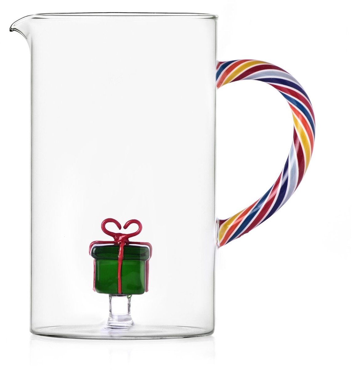 Ichendorf Milano - Karaf Coloured Handle & Green Gift 1L - Karaffen glas