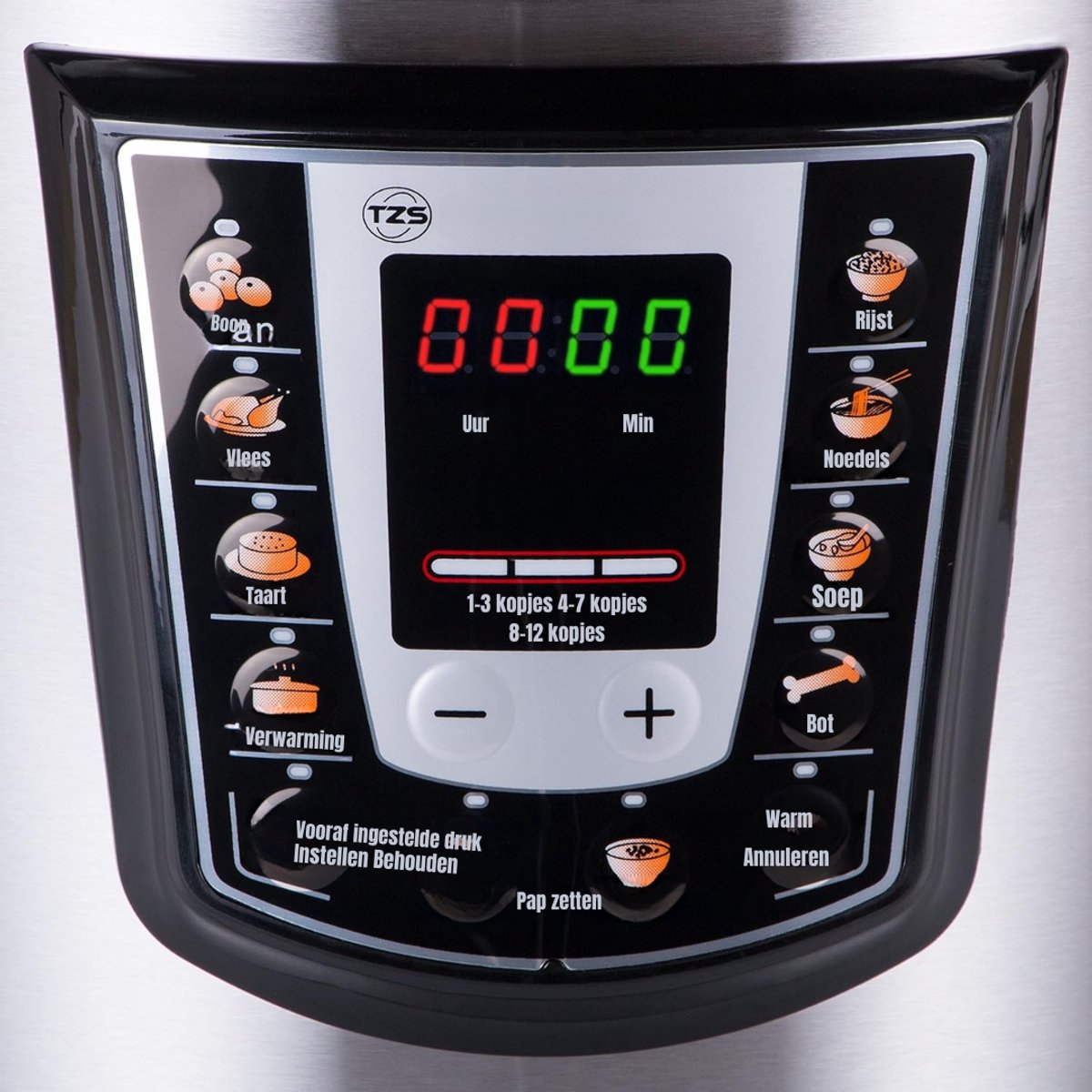 SCH® Multicooker - Multicookers - Zilver - 31cm x 35cm x 34cm – foto 3