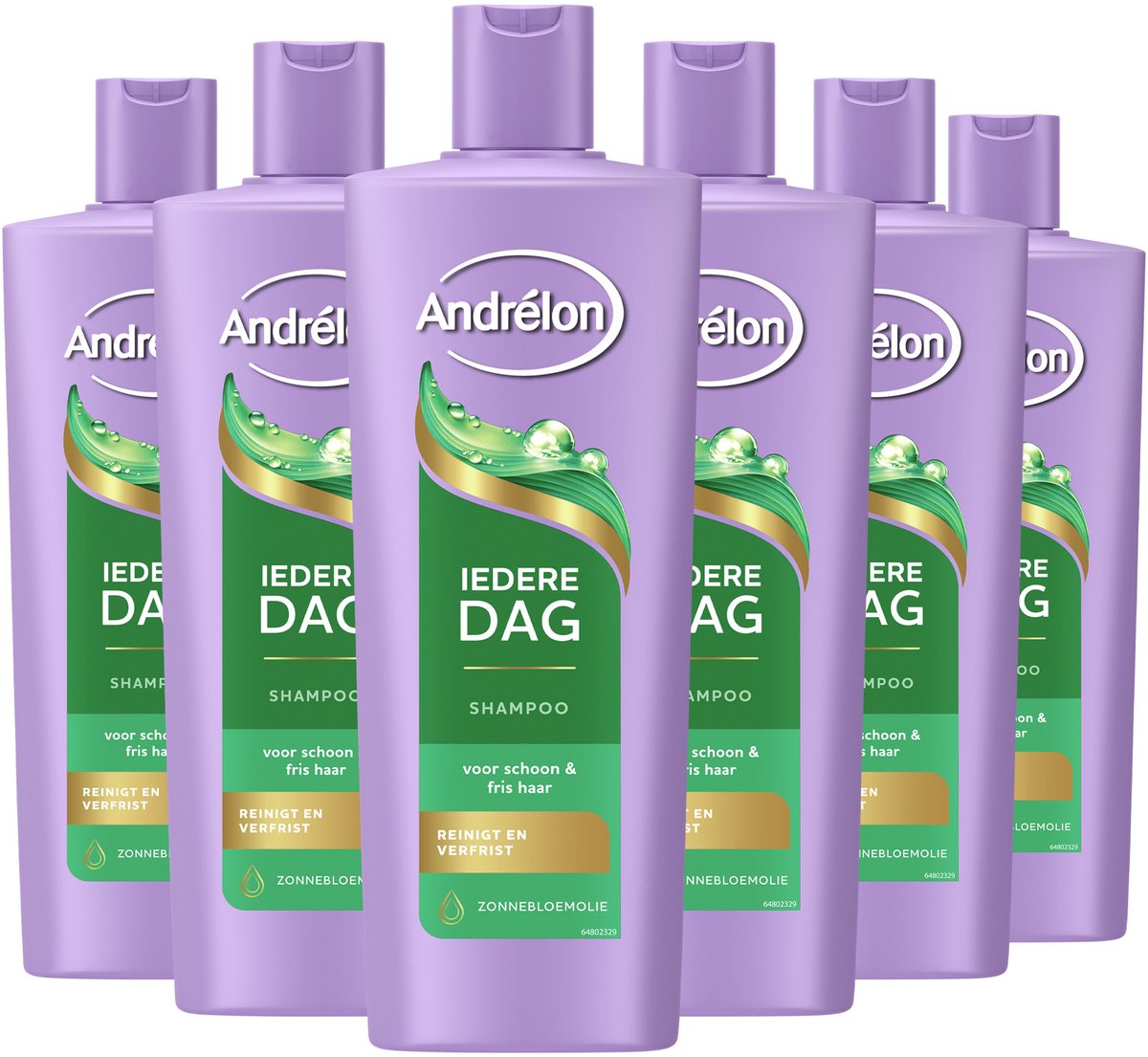 6x Andrélon Shampoo Iedere Dag 400 ml