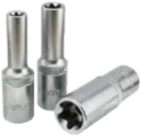 Premium 1/2" zeskant Dop E11 - High-Quality 76mm Exterior Socket in Chrome-Vanadium Steel for Reliably Precise and Safe Professional Screw Applications