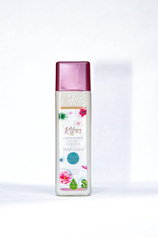 Adoucissant concentré Kifra Fresh Caps, 200 ml (80 lavages)