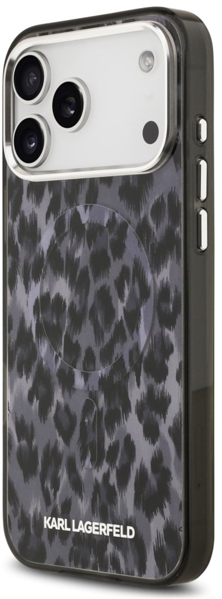 Karl Lagerfeld Case Iml Leopard Patroon Magsafe Voor Iphone 17 Pro Max