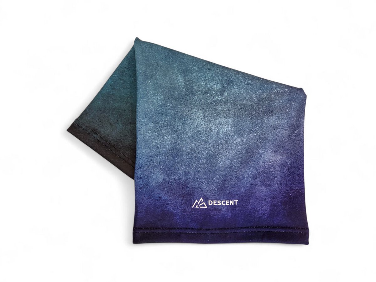 Descent - Nekwarmer - Blue Rock- Wintersport - Buff - Sjaal - Microfiber - Fleece - Ski - Snowboard