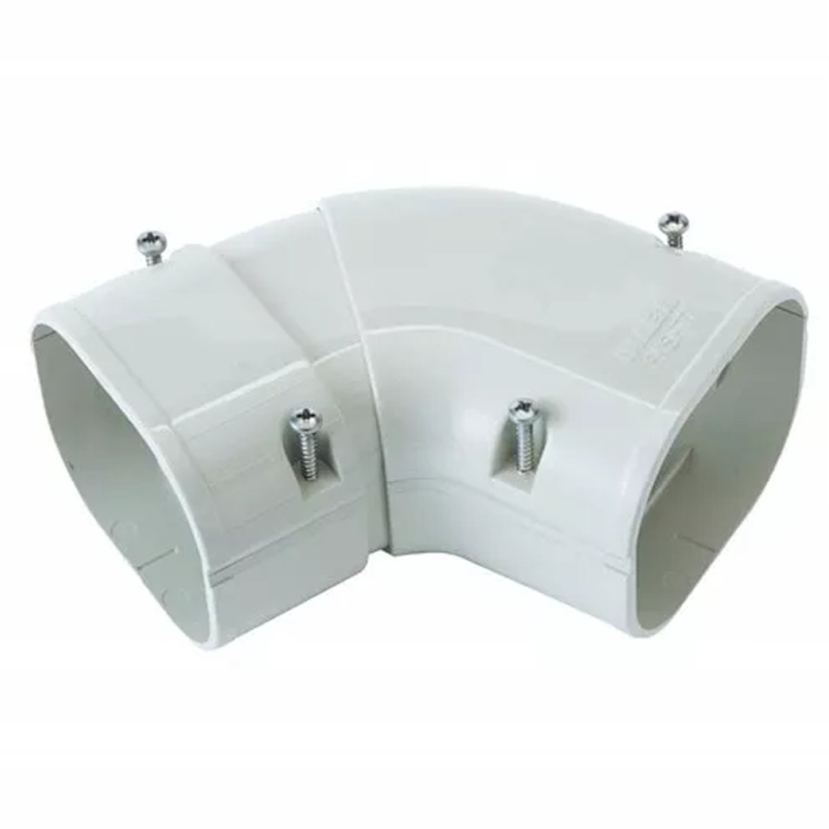 Bocht 45-90° Vlak Verstelbaar PVC Wit Inaba Denko SKS-77-W 75 mm