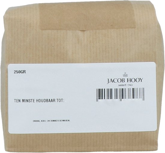 Jacob Hooy product van 250GR, verpakt in bruin papier.