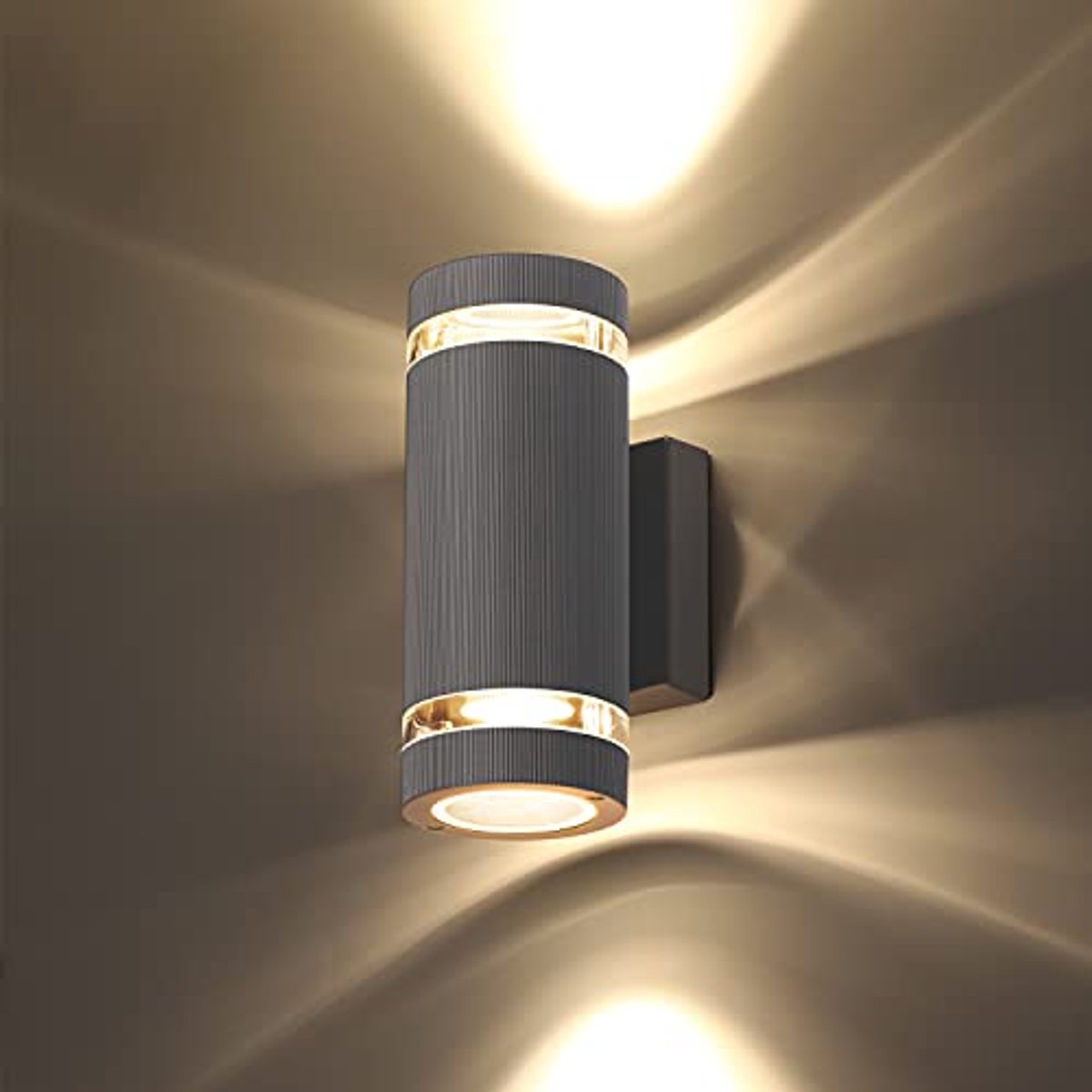 Ronde LED Wandlamp voor Binnen en Buiten - Waterdichte Aluminium Buitenverlichting met Bewegingssensor