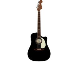 Fender California Standard Redondo CE Black - Akoestische gitaar