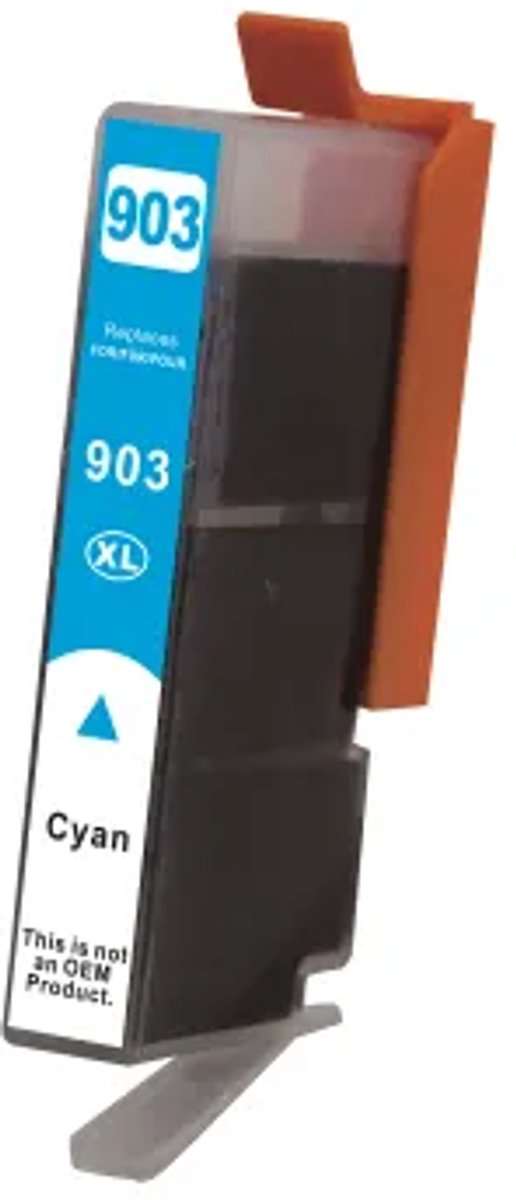 Inktcartridge Geschikt voor HP 903 / 903XL | 1x Cyaan Geschikt voor OfficeJet Pro 6860 6950 6951 6960 6970