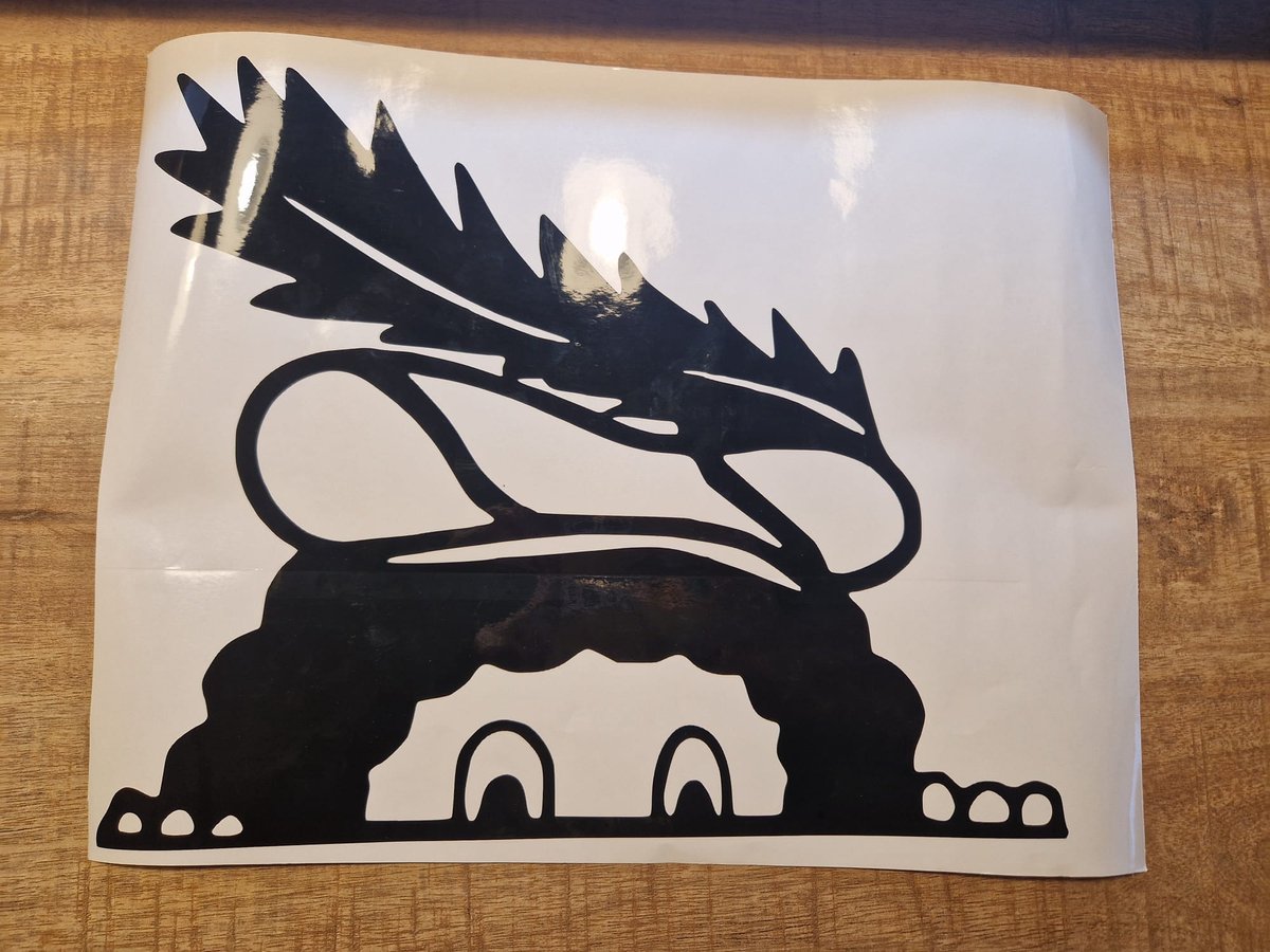 Herbruikbare raamsticker gluurpiet 30x30cm