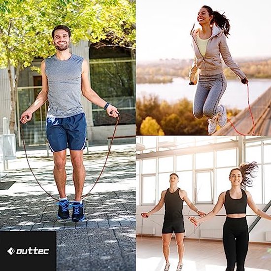 Gymtek Speed Color Springtouw voor Volwassenen Fitness, Springtouw voor Boksen, Crossfit en Fitness Training, Professioneel Speed Rope voor Atleten met Verstelbare Lengte, Springtouw voor Volwassenen Gymtek Speed Color Springtouw voor Volwassenen Fitness, Springtouw voor Boksen, Crossfit en Fitness Training, Professioneel Speed Rope voor Atleten met Verstelbare Lengte, Springtouw voor Volwassenen