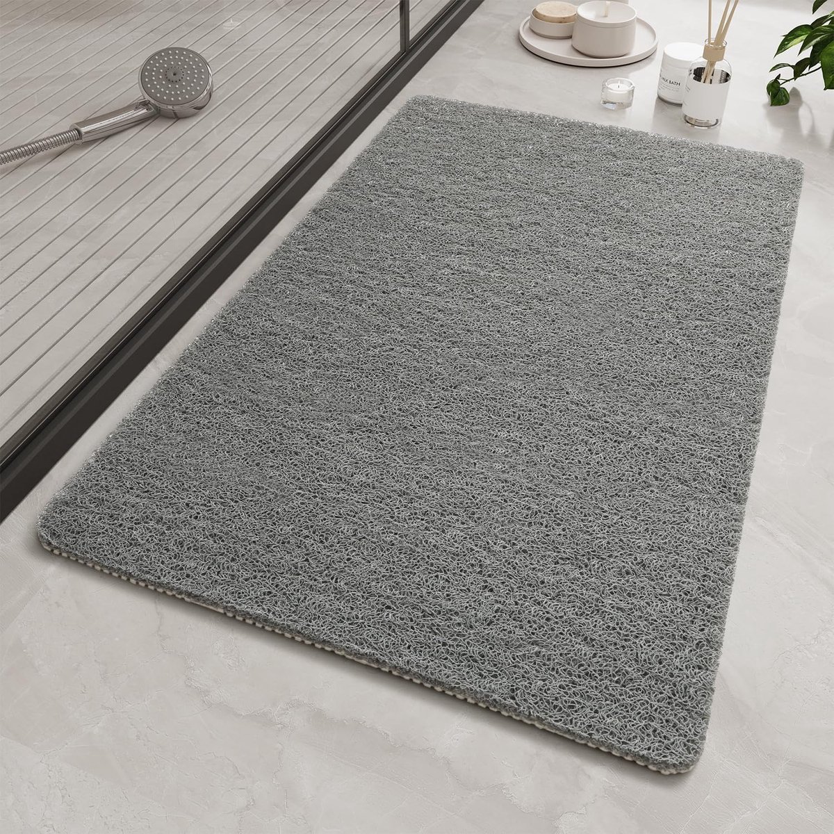Azomor® Antislip Douchemat 50x80 cm met Massage Effect en Luffa Structuur