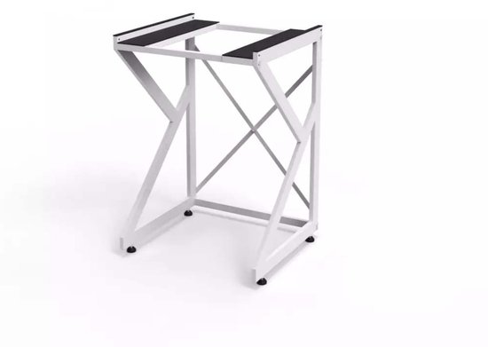 Meuble pour lave-linge - Support pour lave-linge - Métal - Wit - Meuble universel pour lave-linge et sèche-linge - Conversion pour lave-linge - Support pour lave-linge - Socle pour lave-linge - Robuste - Stable - Anti-vibrations