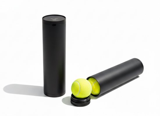 Réservoir de pression Balles de padel avec batterie - Régulateur de pression automatique 20 PSI - Protection de Ball en aluminium - Prolonge la durée de vie des Balles de padel