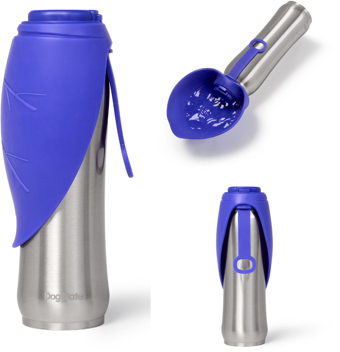 Dog Mate RVS Honden Waterfles - Geïsoleerde Thermosfles Voor Onderweg - 800ml