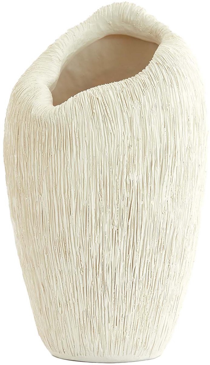 vaas DENISA kunststof crème – 21,5x20,5x36,5 cm