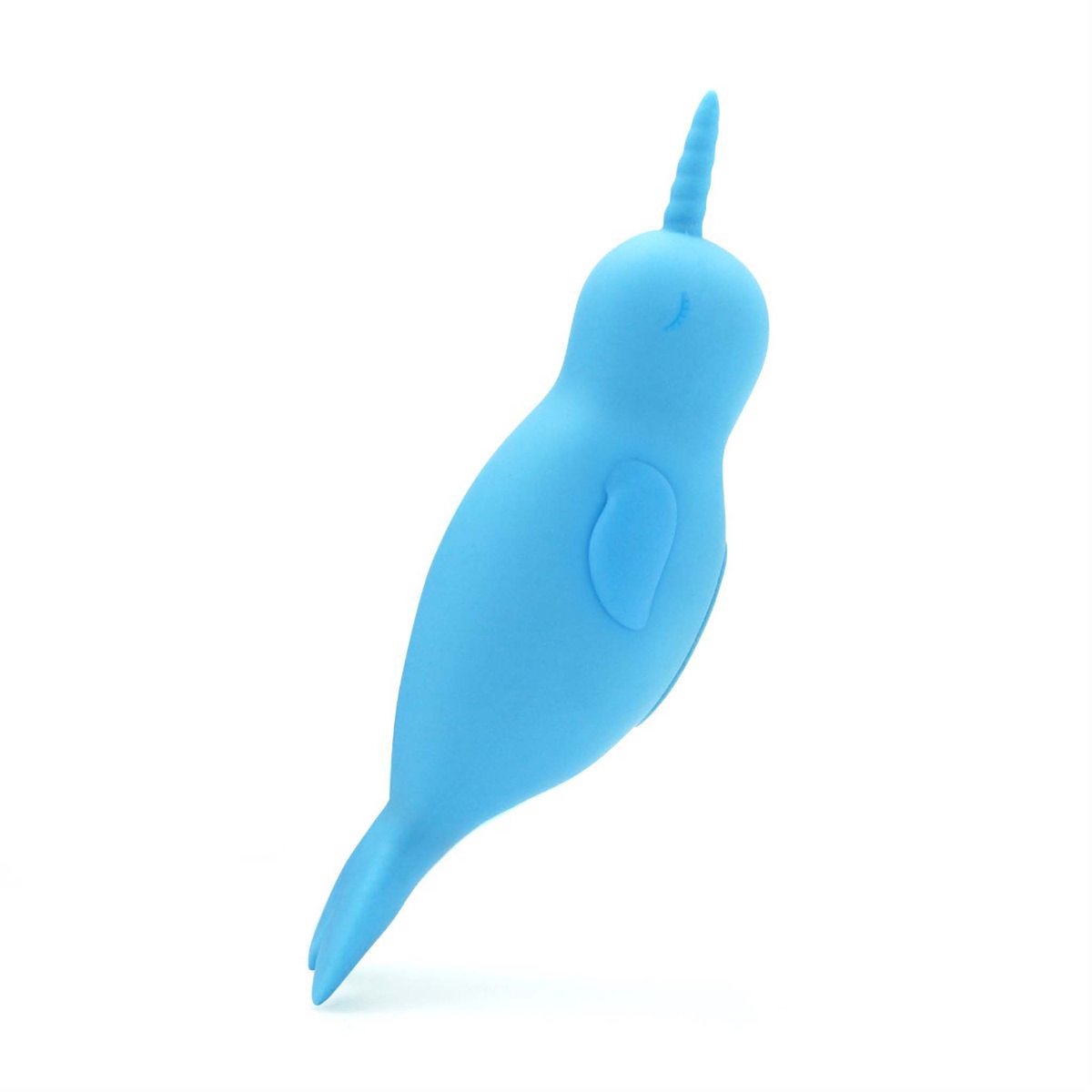 Unihorn of the Sea – Neigh Mo – The Narwal Blue - Mini Vibrator - Blauw