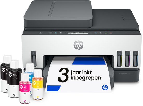 HP Smart Tank 7605 - All-in-One Printer - Inclusief tot 3 jaar inkt - Light Basalt