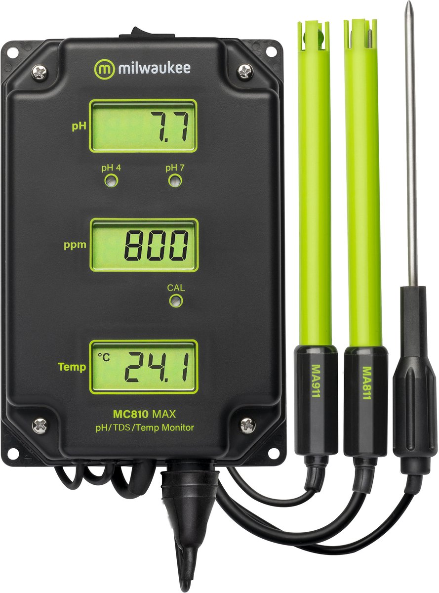 Milwaukee MC810 MAX pH/TDS/Temp Monitor