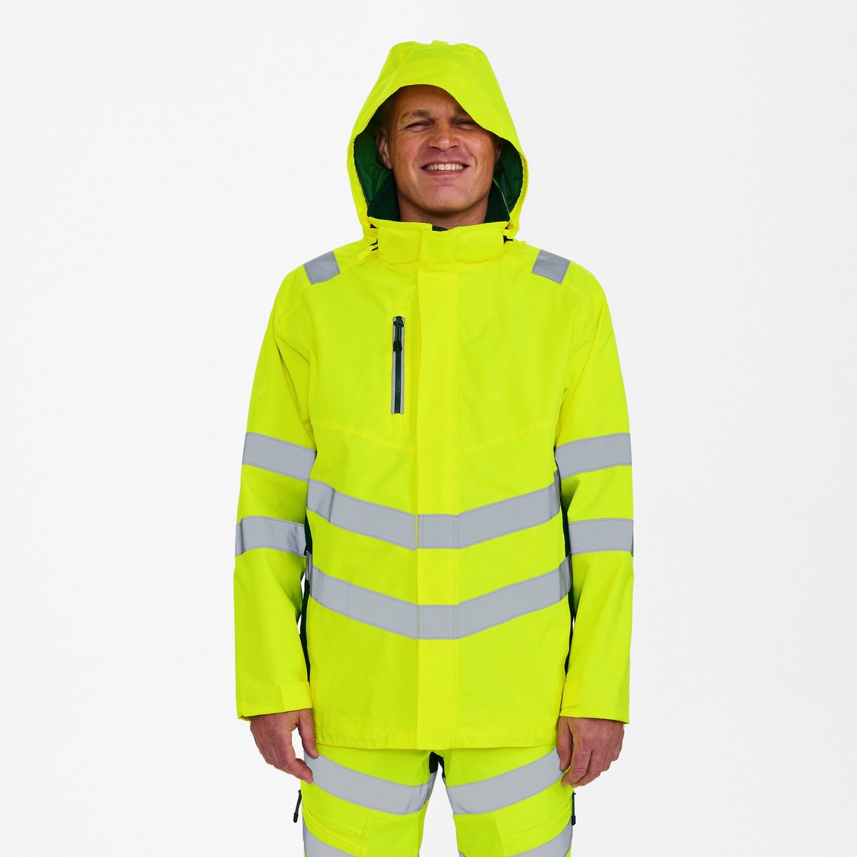 Engel Safety parka shelljack 1145-930 - Hi-vis Yellow / Green - XL