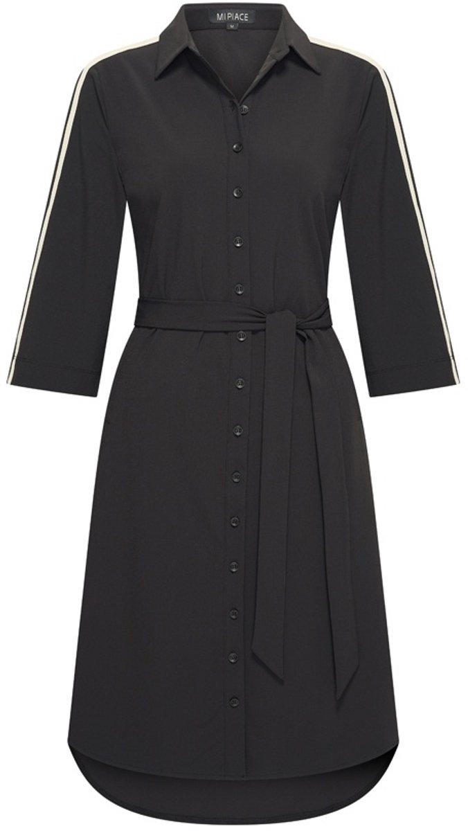 MI PIACE - Travel Jurk Tape 2665 Black - Maat : XS