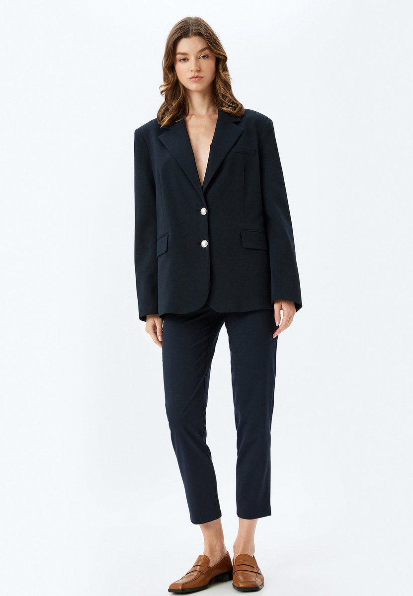 Hoge taille Sigaret Anzughose