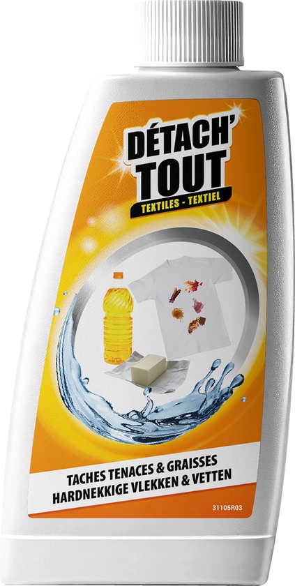 Détach'tout - Vlekverwijderaar hardnekkige vlekken & vetten - 100ml