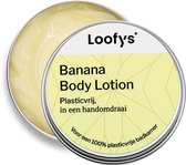 Loofys Body Lotion Banana – Natuurlijke & Hydraterende Bodylotion – Plasticvrij, Vegan & Duurzaam – Herbruikbaar Blikje – 30g