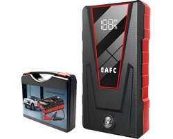 EAFC 12V Jumpstarter voor Auto - 1200A / 20000 mAh - 4-in-1 Starthulp met Powerbank, LED Zaklamp en SOS Noodlicht - In Opbergkoffer - Sinterklaas cadeau auto
