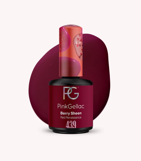 Pink Gellac Gellak - 439 Berry Sheen 15ml - Roze Gel Nagellak - Gellac - Gel Nagels Producten