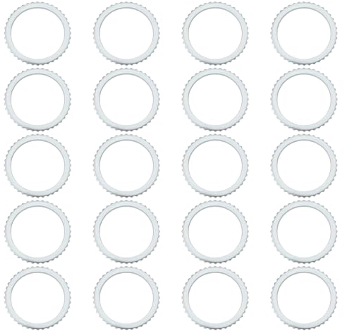 20pcs Circular Saw Blade Reducing Ring Saw Blade Bore Bushing Washer For Circular Saw Blade Cutting Disc 25.4x20x1mm