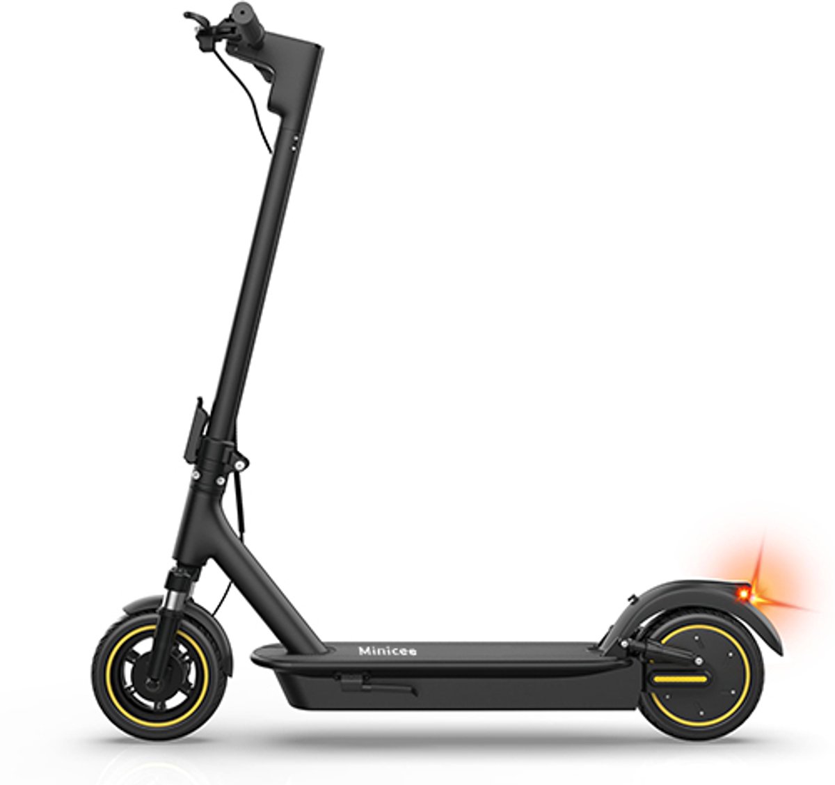 Minicee Elektrische Step met 10-inch banden, maximaal 22 km/h, bereik tot 45 km, inclusief Smart App, geschikt voor volwassenen, met dubbele hydraulische schokbrekers voor en achter - Minicee - €329,99