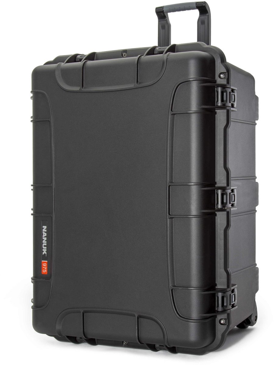 Nanuk 975 Case w/lid org. - w/divider - Black - Pro Photo Kit case
